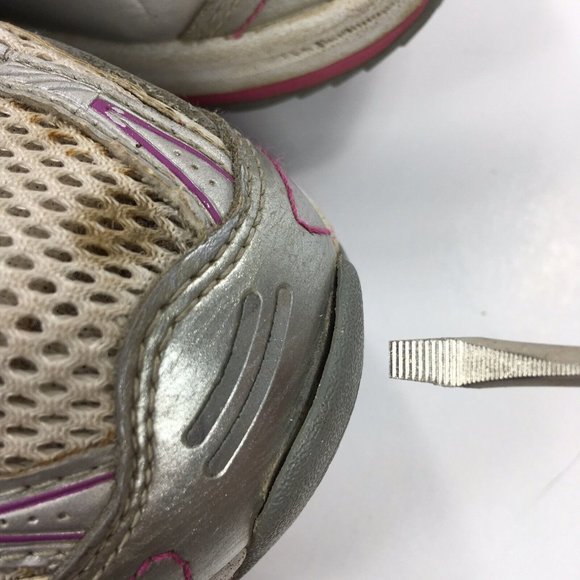 Skechers Shapeups Shoes Womens US 7 - Eu 37 Pink Silver Trainers Training Toning - Picture 10 of 10